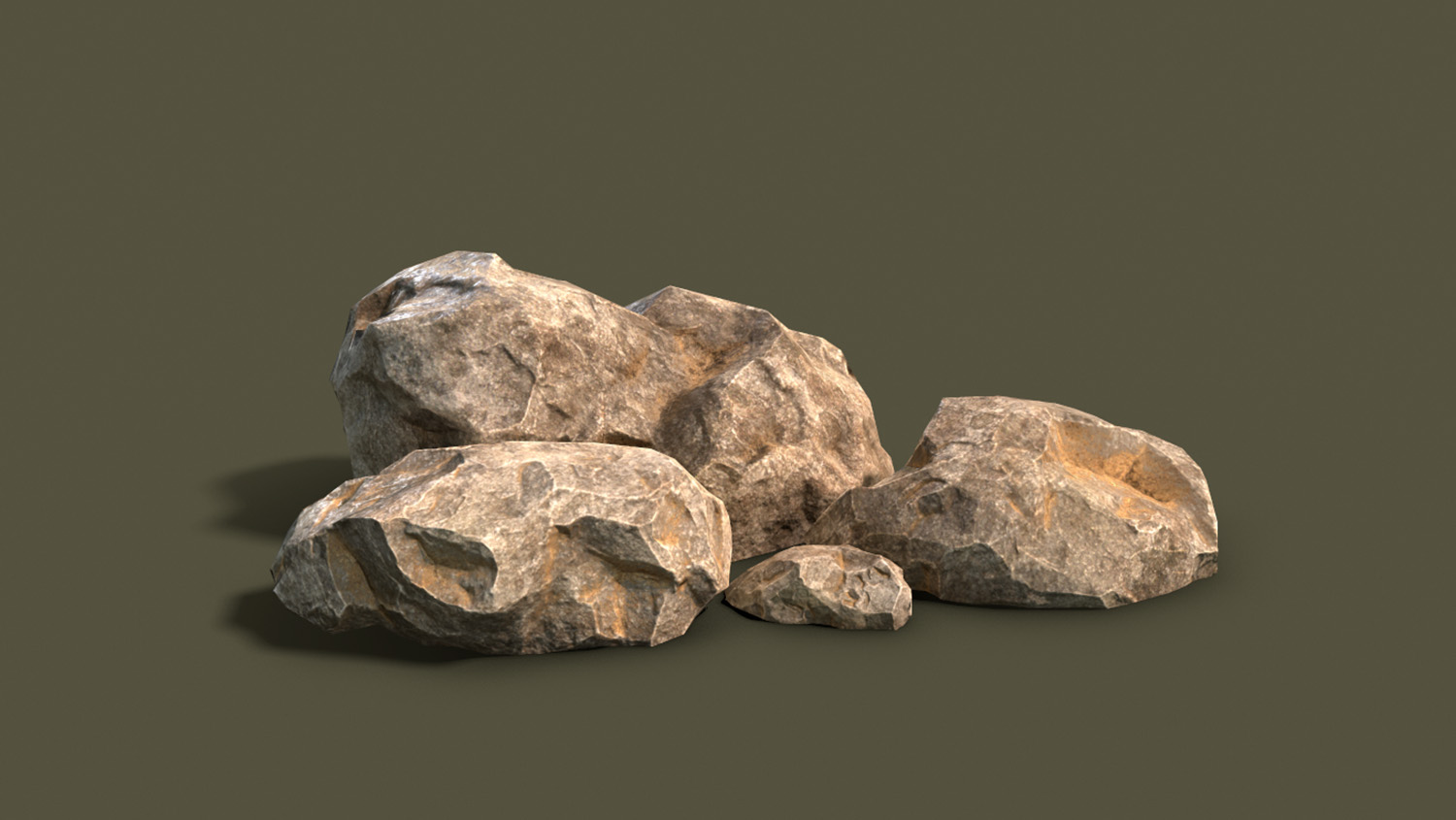 render of a collection of rocks